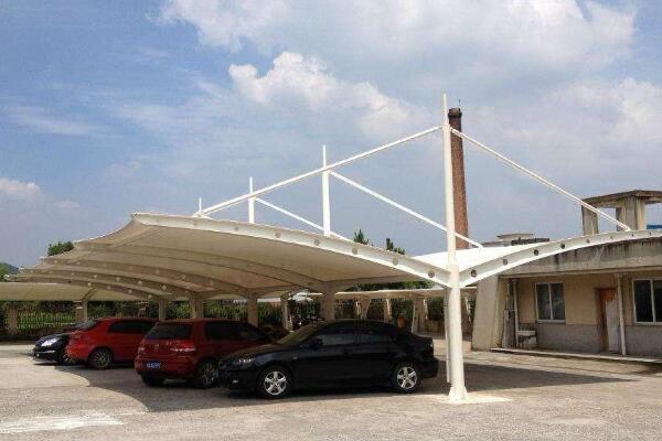 寧波*公司膜結(jié)構(gòu)停車棚！